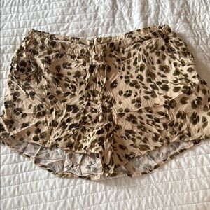 Heartloom Leopard Print Shorts